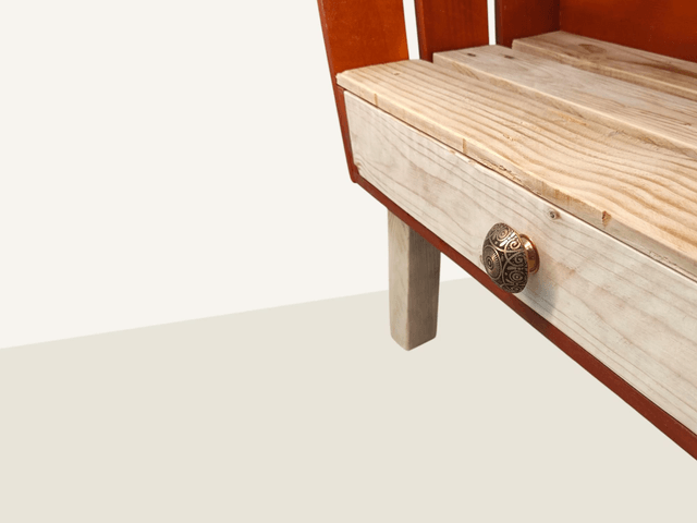 Table de chevet Terre de Sienne 
